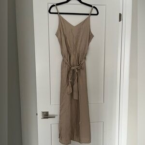 Beige Maxi Dress by b.young